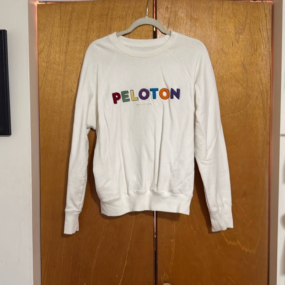 Peloton x Spiritual Gangster White Crewneck